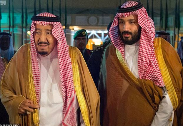 crown prince and king of saudiya