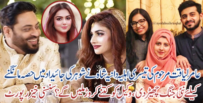 dania shah claim property of amir liaquat
