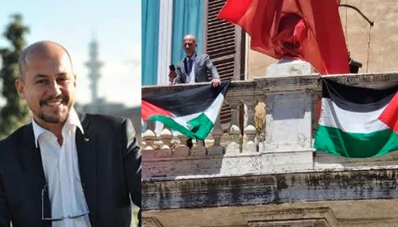 flag of palestine parliament