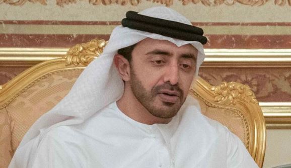 foreign minister of uae sh abdullah bin zaid