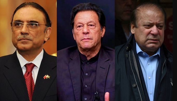 imran khan, nawaz sharif and zardari