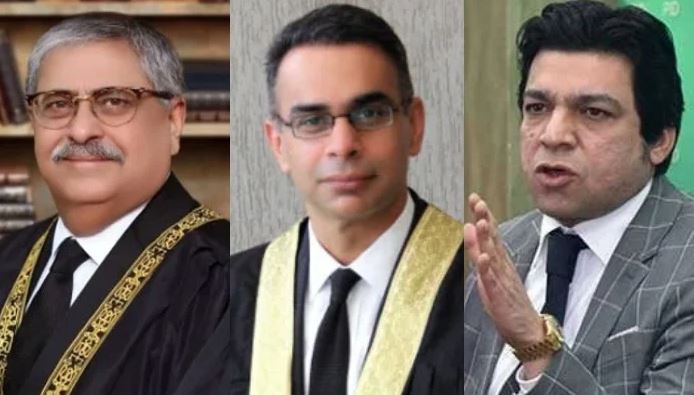 justice athar minallah and faisal vawda