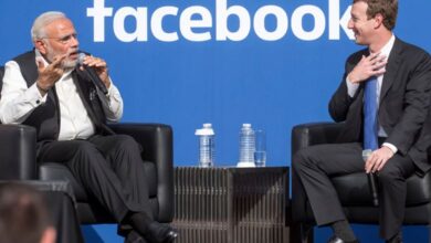 modi and meta social media