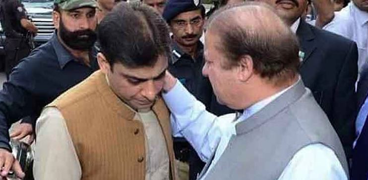 nawaz sharif and hamza shahbaz