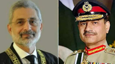 qazi faiz esa and army chief