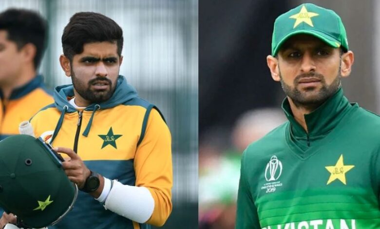 shoaib malik and babar azam