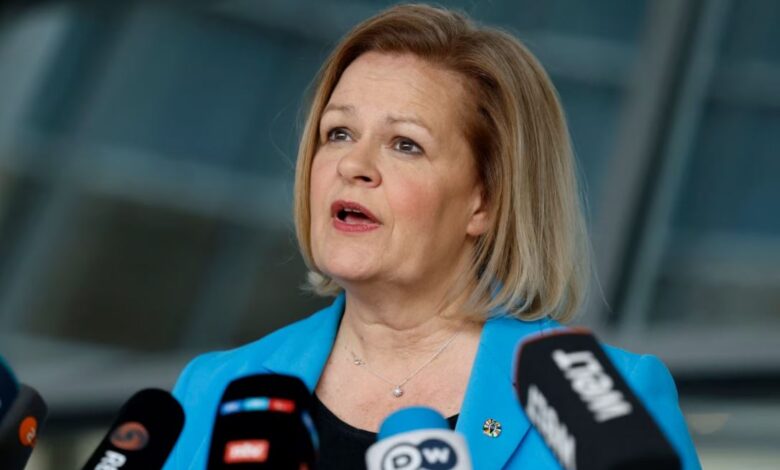 GERMAN MINISTER