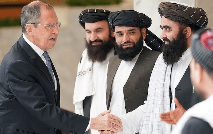 afghan taliban and russion minister
