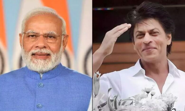 modi and shahrukh khan