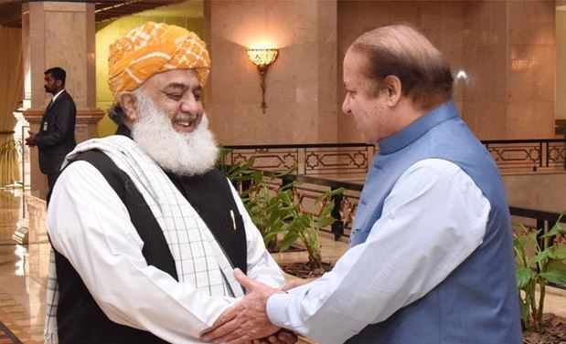 molana fazal ur rehman,nawaz sharief