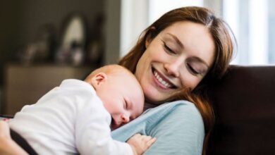 mother with baby