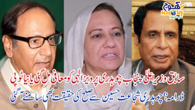 pervaiz elahi shujaat hussain and qaisra elahi