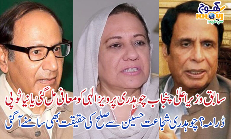 pervaiz elahi shujaat hussain and qaisra elahi