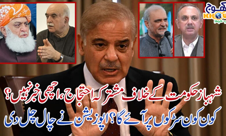 protest against shahbaz sharif