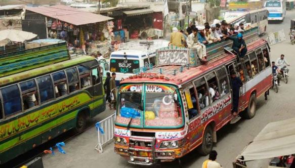 rent of transport in pakistan