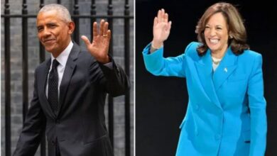 Kamala Harris and Obama