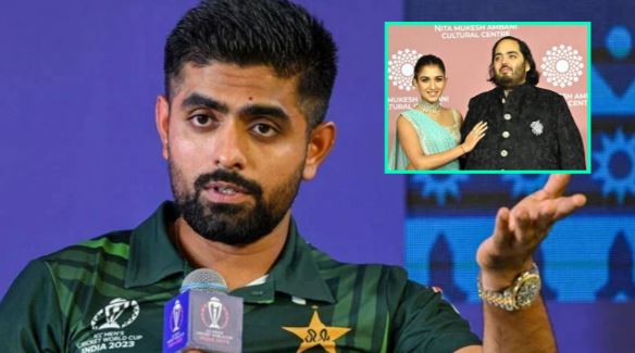 babar azam and ambani