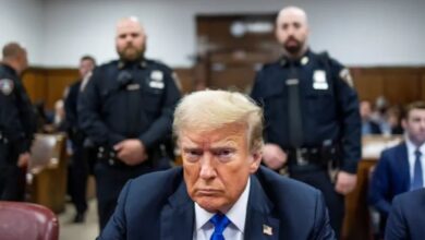 donalod trump in court