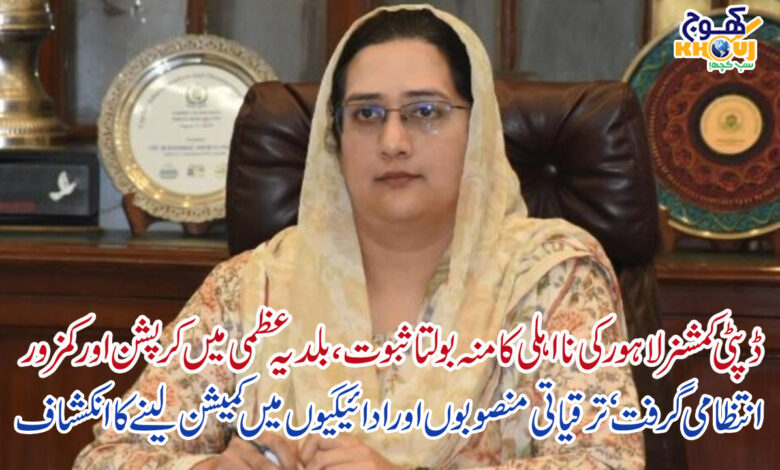 dupty commissioner lahore