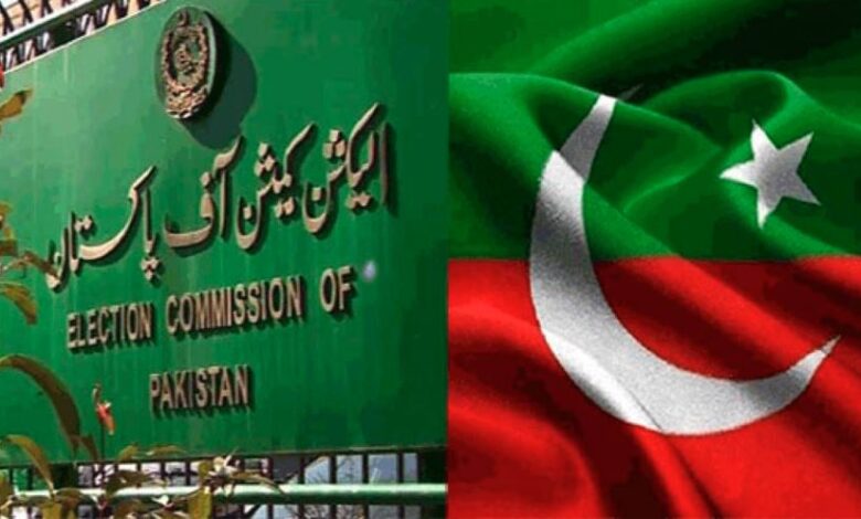 election commission and pti