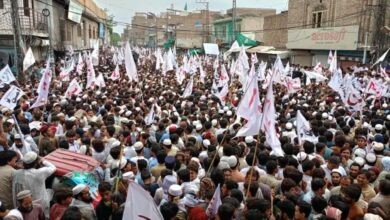 firing in bannu rally