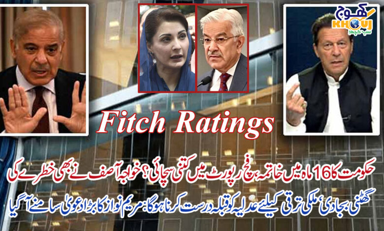 fitch report and khawaja asif