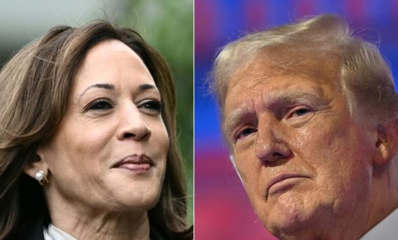 kamla harris,donalod trump
