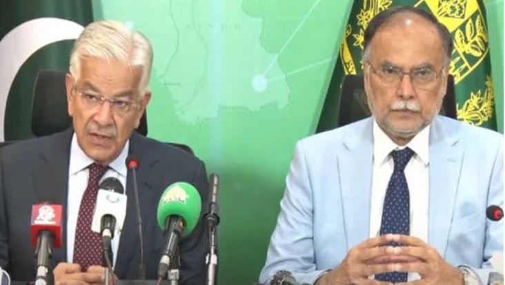 khawaja asif nd ahsan iqbal