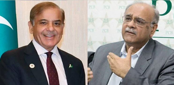 najam sethi and shahbaz sharif