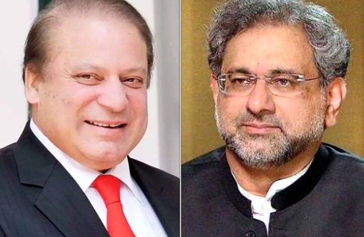 nawaz sharief,shahid khaqan abbasi