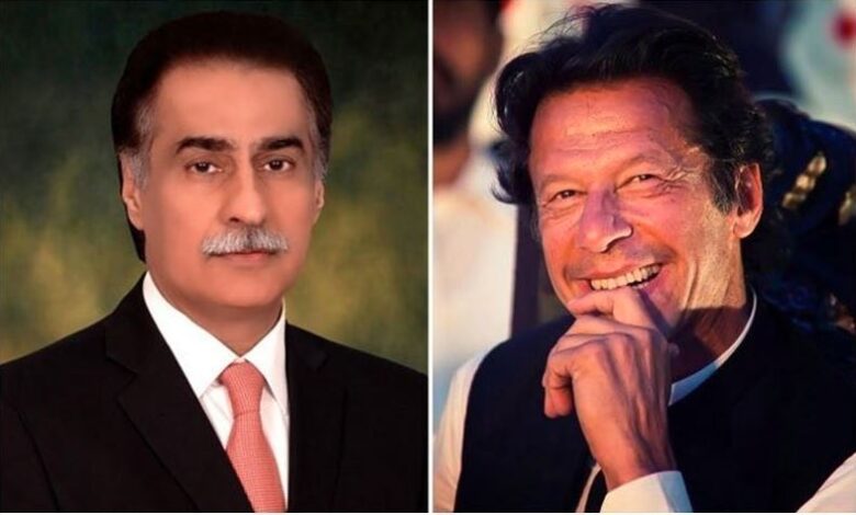sardar ayaz sadiq and imran khan