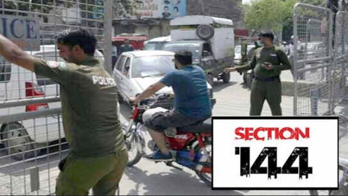 section 144 in punjab