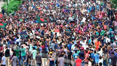 student protest in bangladaish