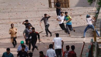 student protest in bangladash