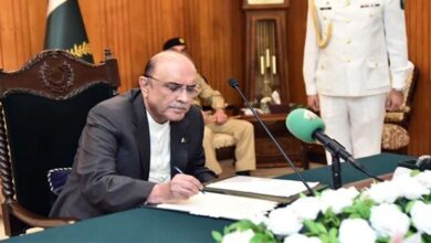 President Zardari signed the Election Amendment Bill 2024
