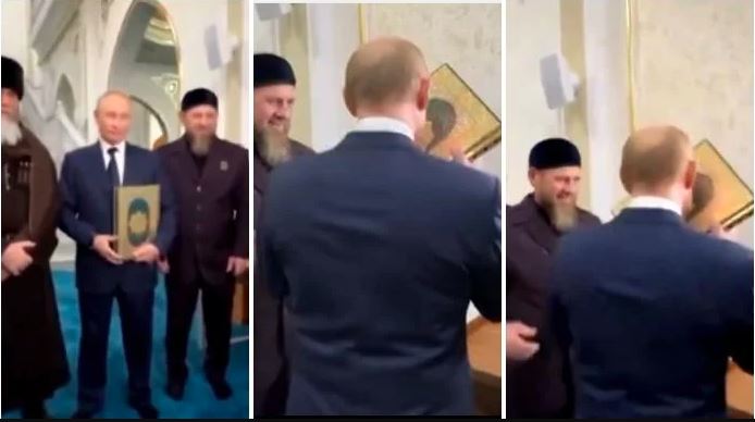 Putin kissed the Holy Quran and took it to heart