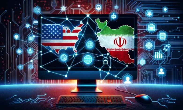 america ,iran dijital war