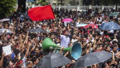bangali students on strike