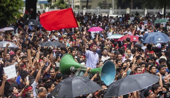 bangali students on strike