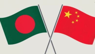 bangladesh and china flags