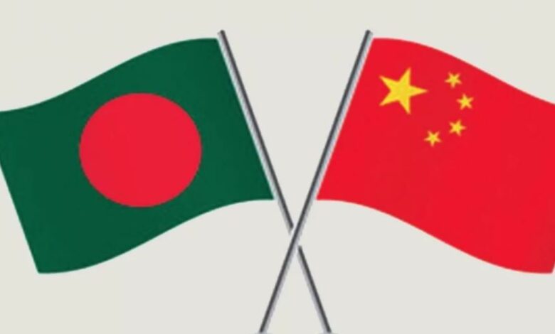 bangladesh and china flags