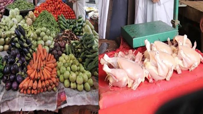 chicken vegetables prices high