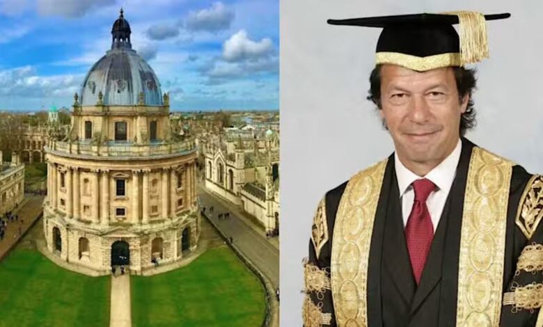 imran khan as chancellor of oxford