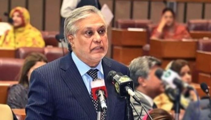 ishaq dar in senat