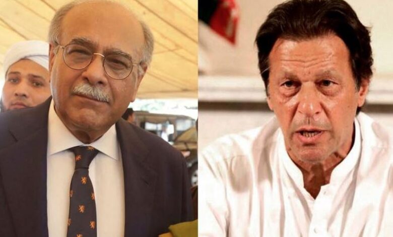 najam sethi and imran khan