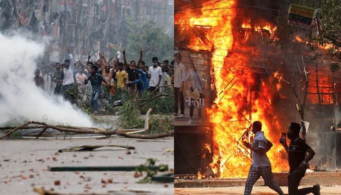 students strike in bangla desh