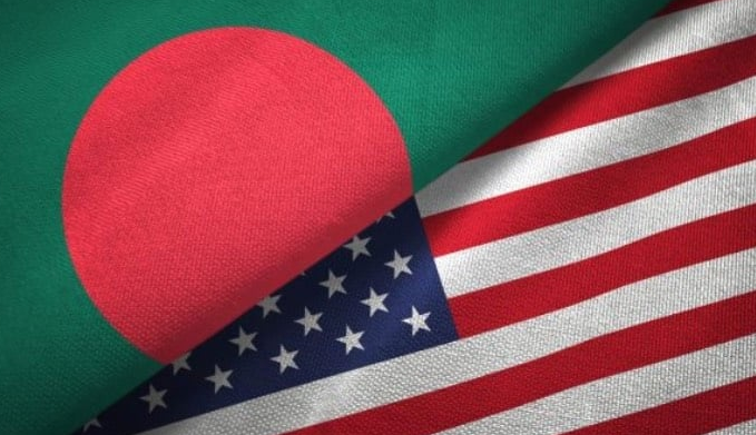america,bangladesh,flags