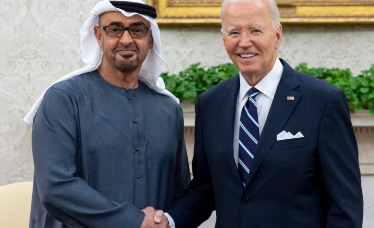 american joe biden,uae president