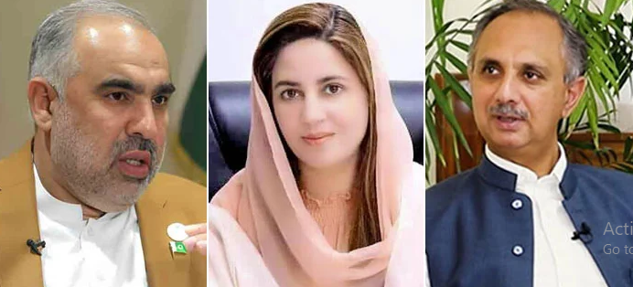 asad qaisar,umar ayoob,zartaj gull