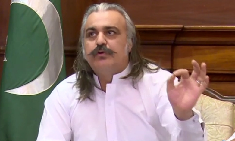 cm kpk ali amin gandapur